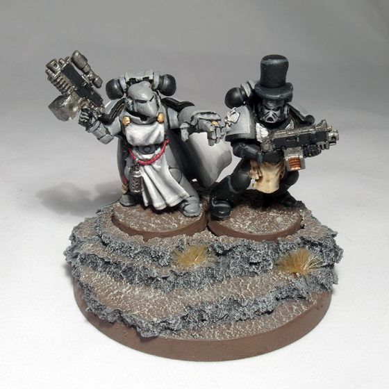 Space Marine Bride and Groom - click to enlarge