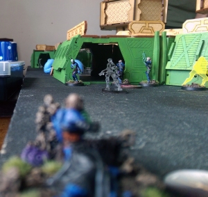 Game 1: The Nikoul opens fire at the Karakuri - click to enlarge
